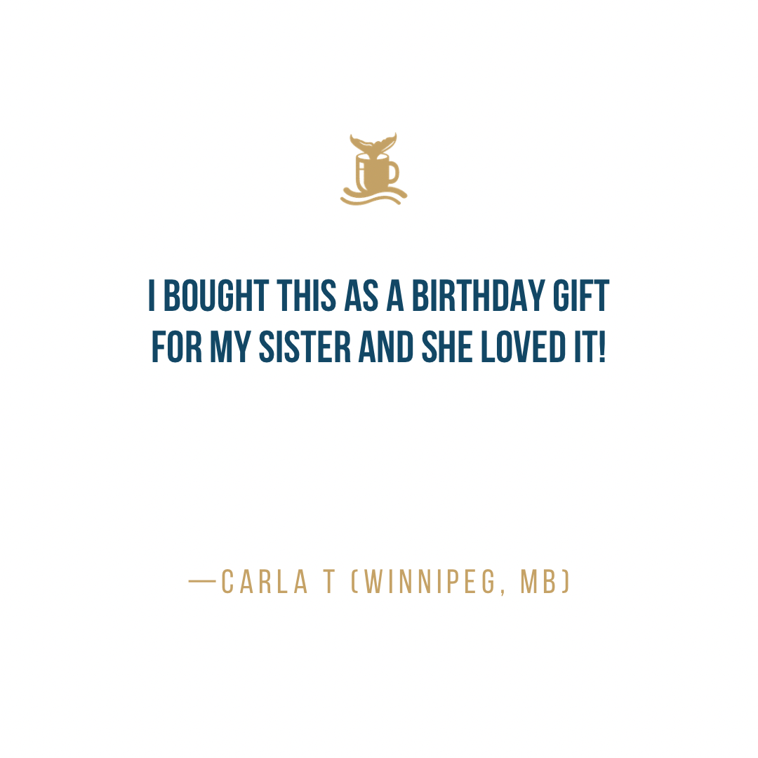 I bought this as a birthday gift for my sister and she loved it! - Carla T (Winnipeg, MB)